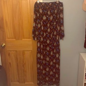 Off The Shoulder Maxi Dress